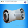 die casting aluminum 90 degree coaxial elbow double elbow for gas boiler